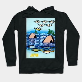 Vintage Travel Poster Japan Hoodie